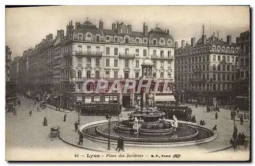 Cartes postales Lyon Place des Jacobins