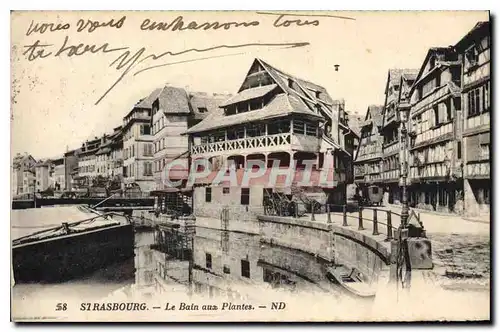 Cartes postales Strasbourg Le Bain aux Plantes