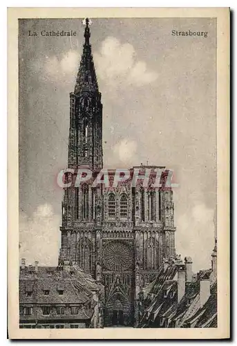 Cartes postales La Cathedrale Strasbourg