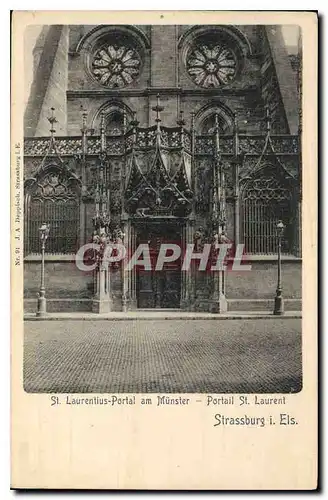 Cartes postales Portail St Laurent Strassburg i Els