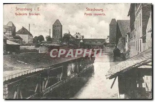 Cartes postales Strasbourg ponts couverts Lavoir