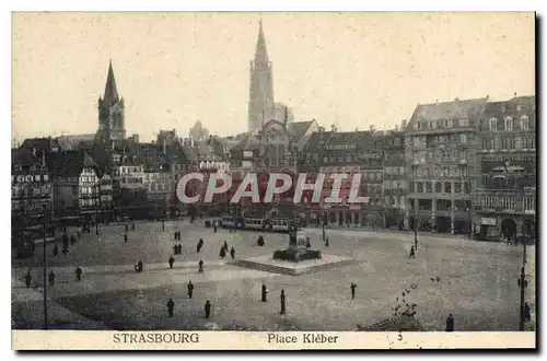 Cartes postales Strasbourg place Kleber