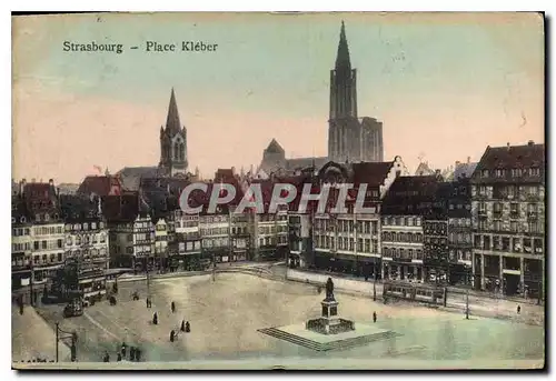 Cartes postales Strasbourg place Kleber