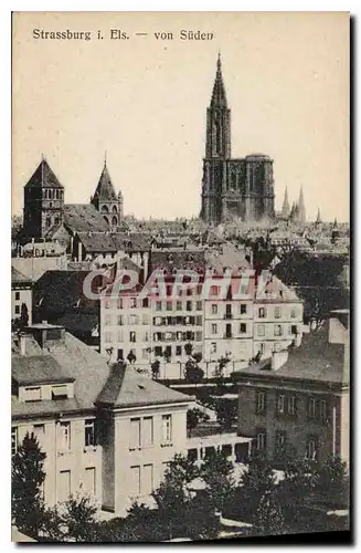 Cartes postales Strassburg Von Suden