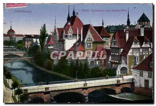 Cartes postales Strasbourg l'ecole Superieure des jeunes Filles