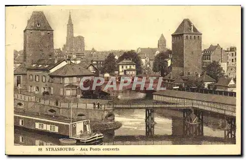 Cartes postales Strasbourg aux Ponts couverts