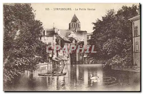 Ansichtskarte AK Strasbourg la petite Venise