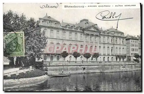 Ansichtskarte AK Strasbourg ancien chateau Altes Schloss