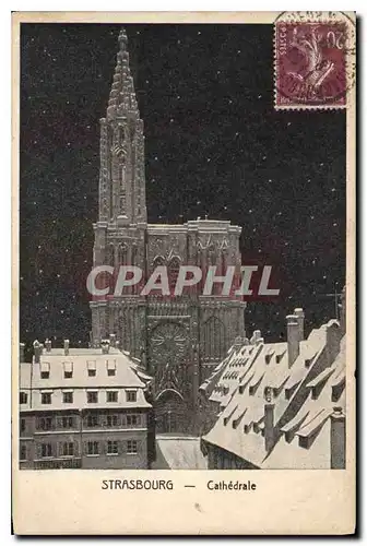 Cartes postales Strasbourg cathedrale