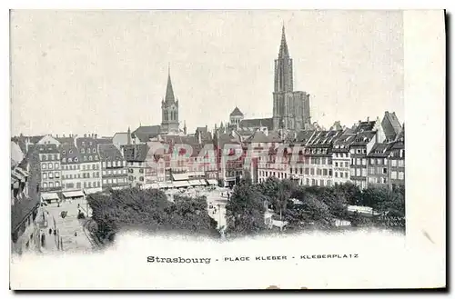 Cartes postales Strasbourg place Kleber Kleberplaiz