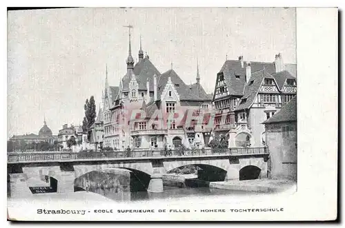 Cartes postales Strasbourg ecole superieure de filles