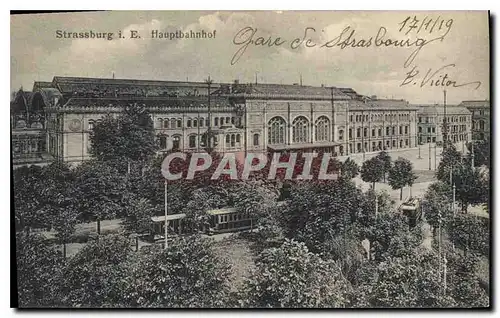 Cartes postales Strassburg Hauptbahnhof