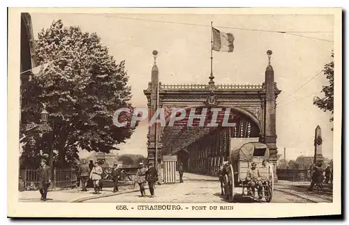 Cartes postales Strasbourg pont du Rhin