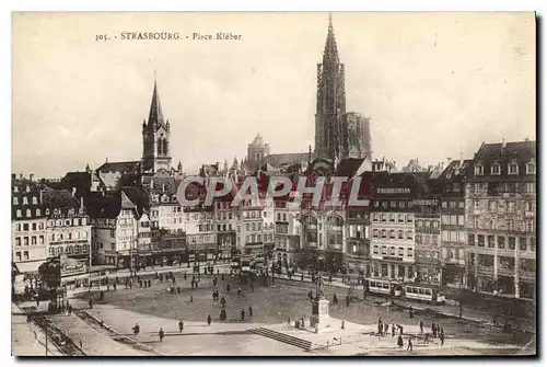 Cartes postales Strasbourg place Kleber