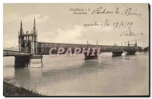 Cartes postales Strasburgg Rheinbruche