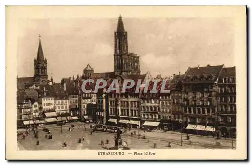 Cartes postales Strasbourg place Kleber