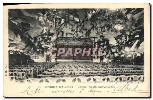 Cartes postales Enghien les Bains casino Grotte merveilleuse