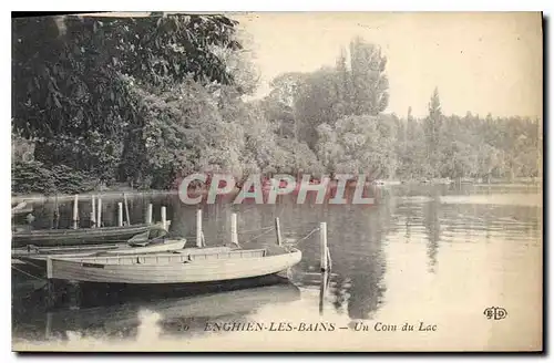 Cartes postales Enghien les Bains un coin du lac