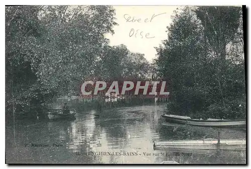 Cartes postales Enghien les Bains vue sur le Lac du Nord