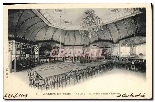 Cartes postales Enghien les Bains casino salle des Petits Chevaux