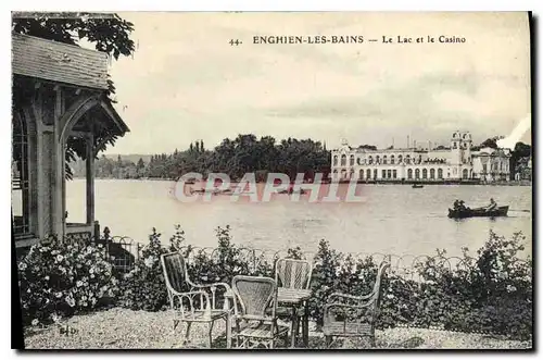 Cartes postales Enghien les Bains le Lac et le casino