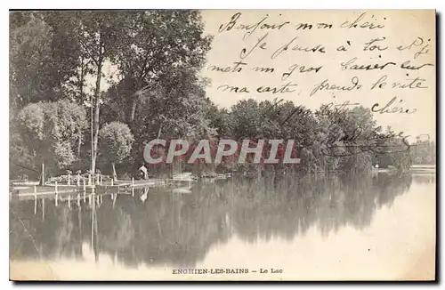 Cartes postales Enghien les Bains le lac