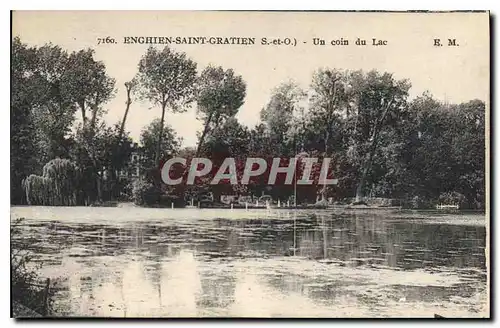 Cartes postales Enghien Saint Gratien S et O un coin du lac