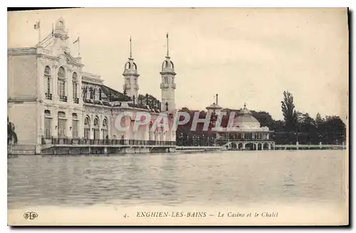 Cartes postales Enghien les Bains le casino et le chalet