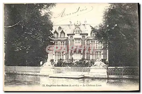 Ansichtskarte AK Enghien les Bains S et O le chateau Leon