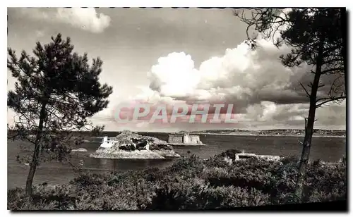 Cartes postales Carantec l'Ile Louet et le chateau du Taureau