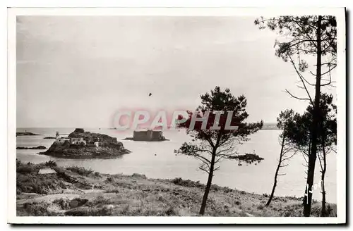 Ansichtskarte AK Carantec Finistere l'Ile Louet et le chateau du Taureau