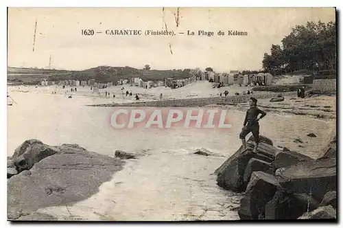 Cartes postales Carantec Finistere la plage du Kelenn