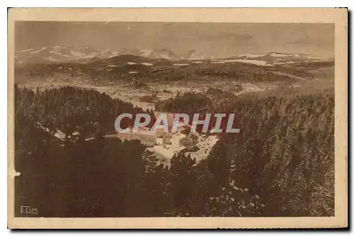 Ansichtskarte AK Font Romeu vue panoramique de l'Ermitage et la Chaine du Garlitte