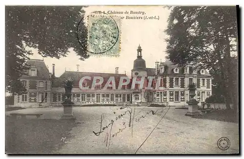 Cartes postales Chateau de Baudry Rouziers I et L