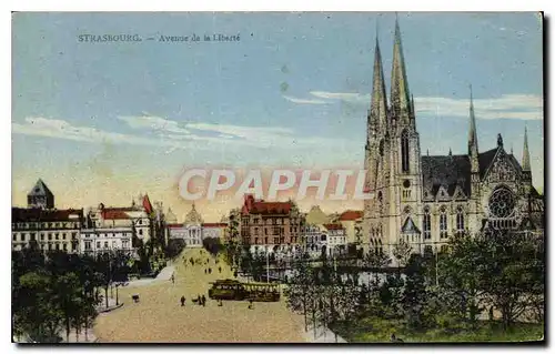 Cartes postales Strasbourg avenue de la Liberte