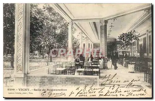 Cartes postales Vichy salle de Restauration