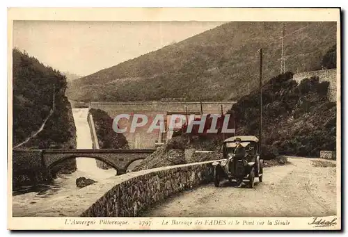 Ansichtskarte AK L'Auvergne pittoresque le Barrage des Fades et le pont sur le Sioule