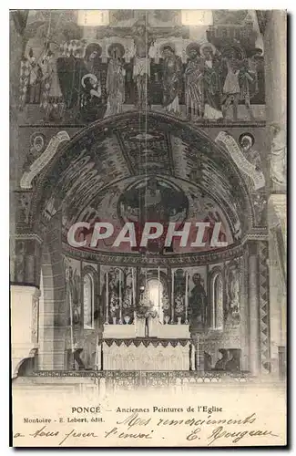 Cartes postales Ponce Anciennes Peintures de l'Eglise