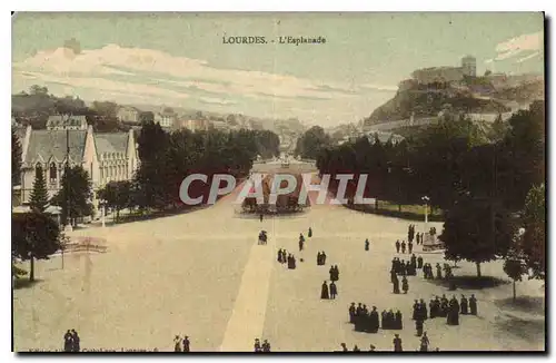 Cartes postales Lourdes l'Esplanade