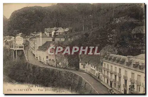 Ansichtskarte AK Les Pyrenees St Sauveur vue generale