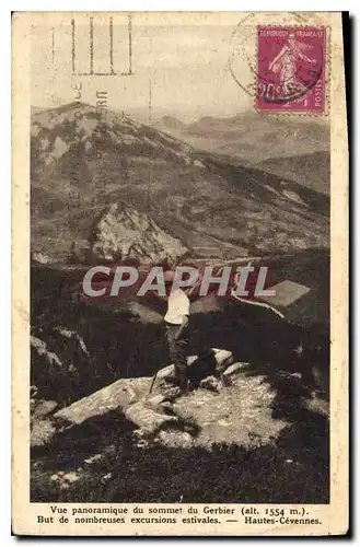 Ansichtskarte AK Vue panoramique du Sommet du Gerbier But de nombreuses excursions estivales Hautes Cevennes