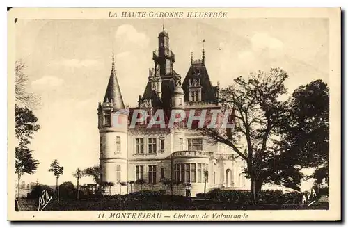 Ansichtskarte AK La Haute Garonne Illustree Montrejeau chateau de Valmirande