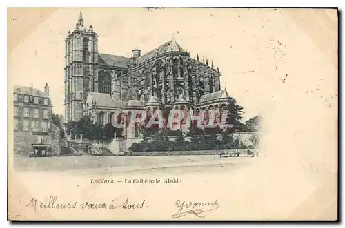 Cartes postales Le Mans la cathedrale Abside