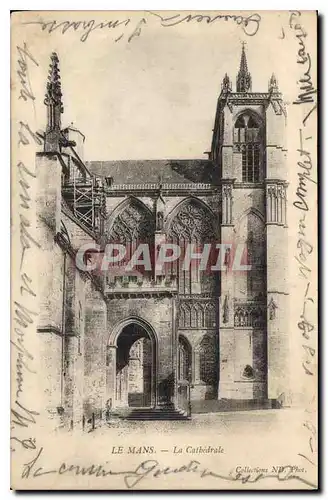 Cartes postales Le Mans la cathedrale