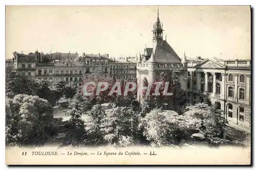 Ansichtskarte AK Toulouse le Donjon le square du Capitole