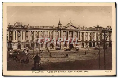 Ansichtskarte AK Toulouse facade du Capitole hotel de Ville 1750