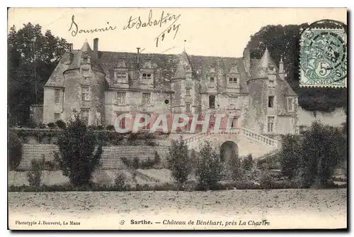 Cartes postales Sarthe chateau de Benehart pres la Charite