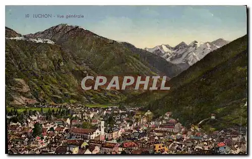 Cartes postales Luchon vue generale