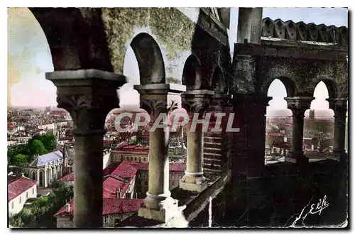 Cartes postales Toulouse la ville Rose panorama sur la ville prise du Clocher de St Sernin