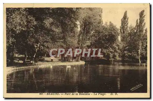 Ansichtskarte AK Beaune parc de la Bouzaise la plage